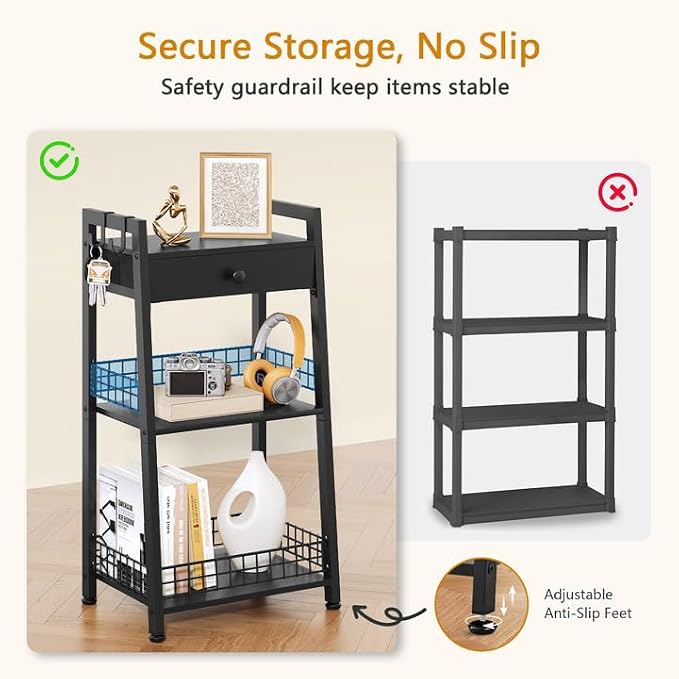3-Tier Bathroom Ladder Shelf - Image 4