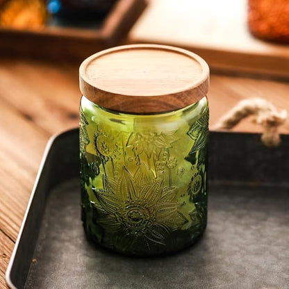 ANSQU Vintage 23.7oz Glass Storage Jar - Image 3