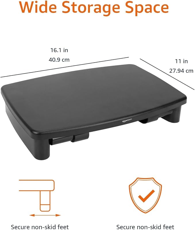Amazon Basics Height Adjustable Monitor Stand Riser - Image 4