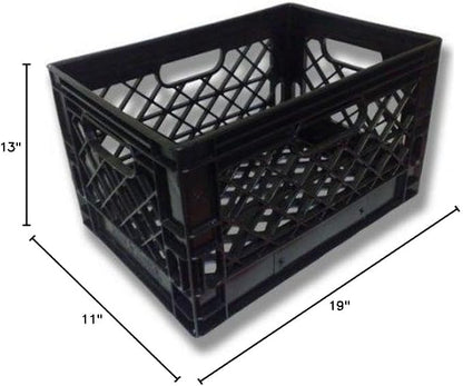 Authentic 19x13x11 6 Gallon 24 Quart Rectangular Dairy Milk Crate - Image 2