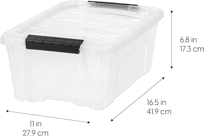 IRIS USA 13 QT Plastic Storage Box - Image 2