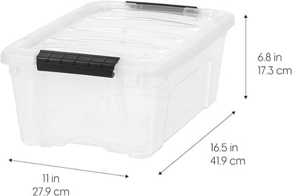 IRIS USA 13 QT Plastic Storage Box - Image 2