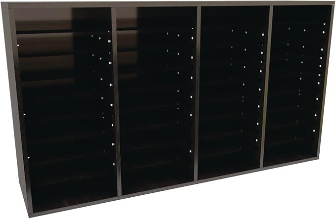 AdirOffice Wooden Adjustable Literature Organizer, 36 Compartment Office Mailbox by AdirOffice