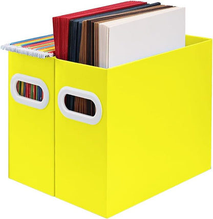 Hanging File Organizer, Cardboard File Folder Organizer by AOSRIC