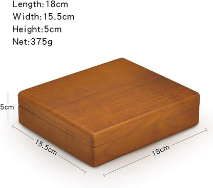 Oirlv Solid Wood Ring Jewelry Box Organizer Earrings Jewelry Drawer Organizer - Image 6