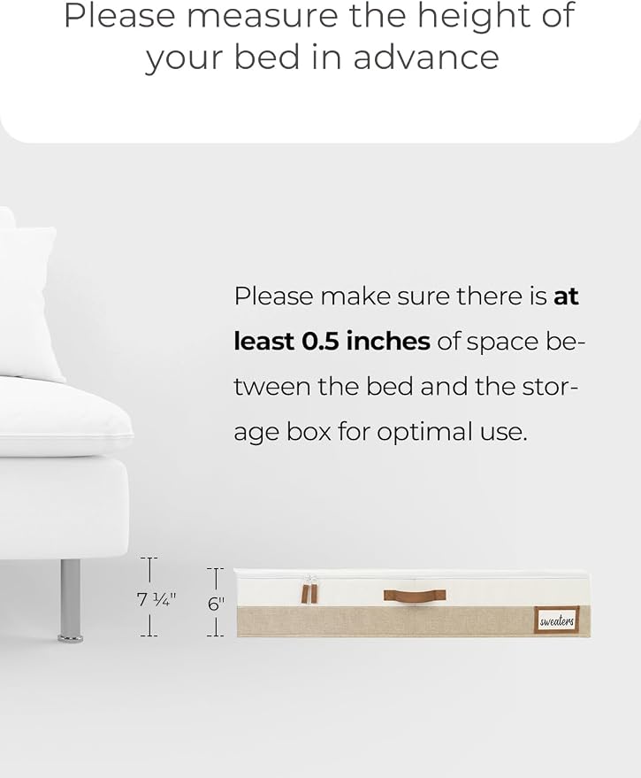 StorageWorks Large Under Bed Storage Containers - Image 3