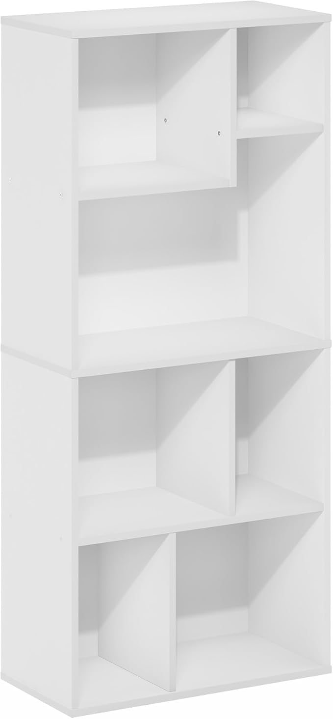 Furinno DALY Book Shelf, 7-Cube Bookshelf, Cube Storage Organizer Bookcase - Image 6
