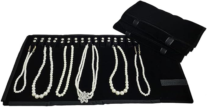 Velet Travel Jewelry Case Roll Bag Organizer - Image 2