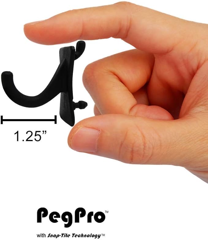 PegPro® J Hooks Kit for Standard “Wood Fiber” pegboard – Durable Plastic - Image 5
