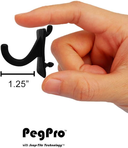 PegPro® J Hooks Kit for Standard “Wood Fiber” pegboard – Durable Plastic - Image 5
