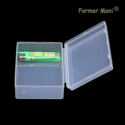 2 Pack 5.24x3.31x1.58 Inches Rectangular Clear Small Plastic Storage Containers - Image 7