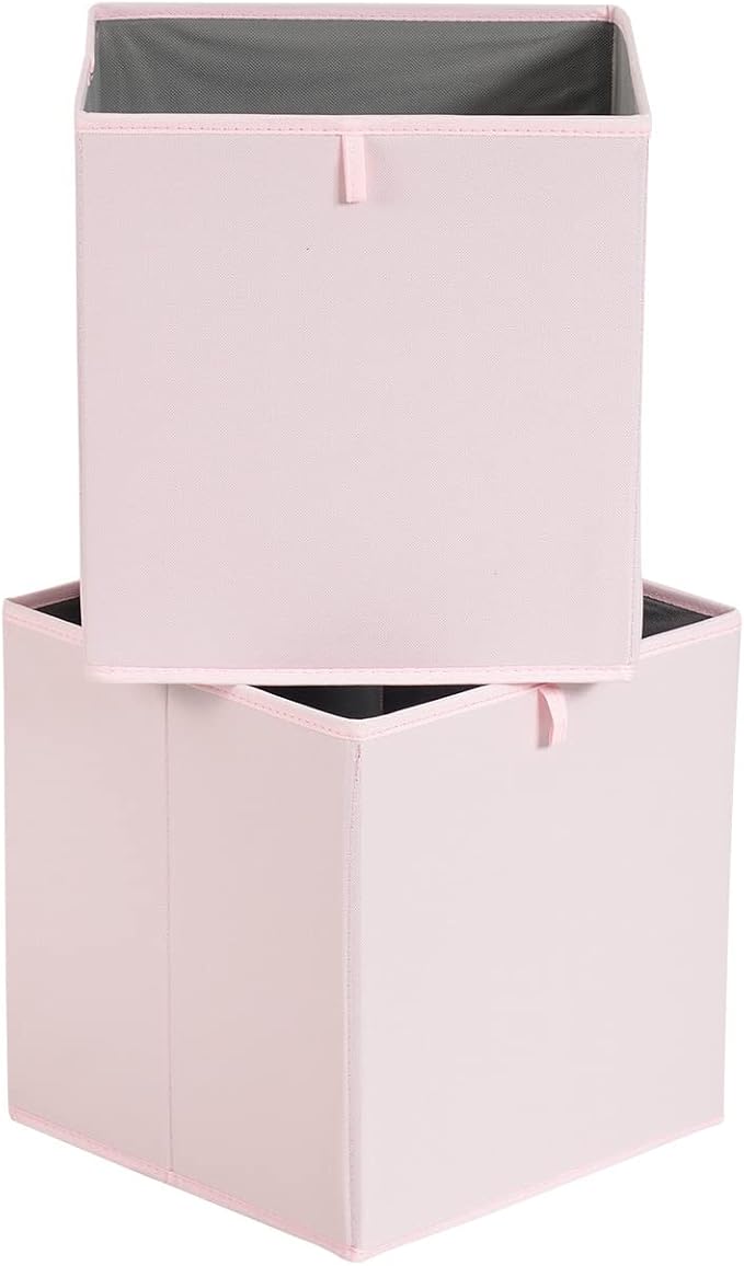 Amazon Basics Cube Organizer Bins, Collapsible Storage Baskets - Image 2