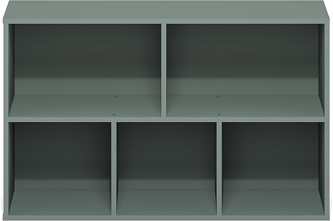 Furinno LUDER Book Shelf, 5-Cube Bookshelf, Reversible Bookcase, 9.4" x 19.5" x - Image 7