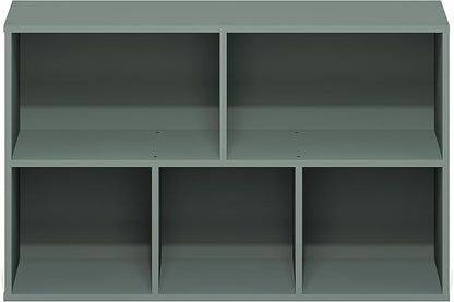 Furinno LUDER Book Shelf, 5-Cube Bookshelf, Reversible Bookcase, 9.4" x 19.5" x - Image 7