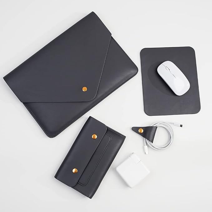 PU Leather Laptop Sleeve Compatible by Unknown