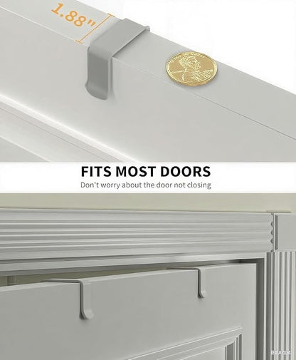 Moforoco Grey 9-Tier Over The Door Pantry Organizer, Pantry Organization and - Image 3