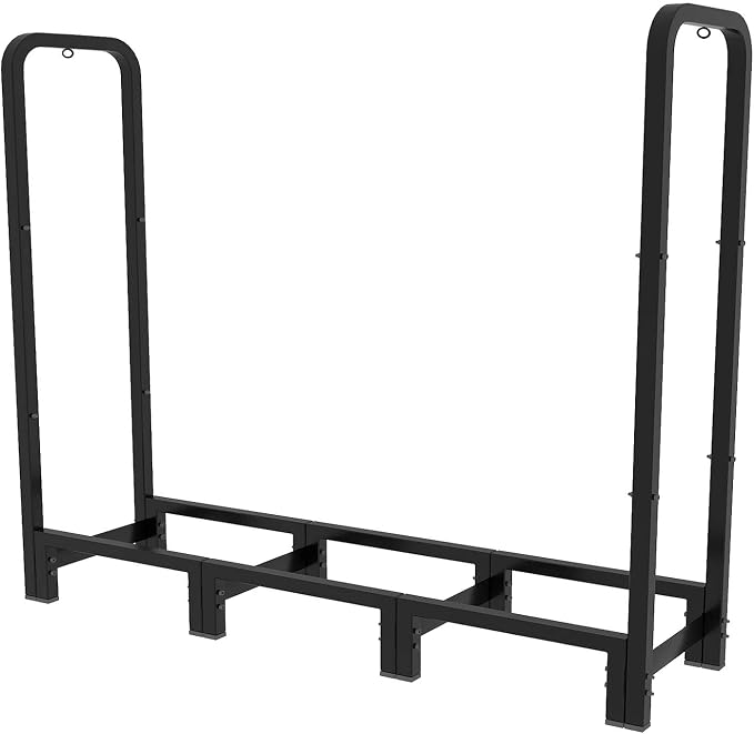 Firewood Rack Stand 4ft Heavy Duty Logs Holder - Image 2