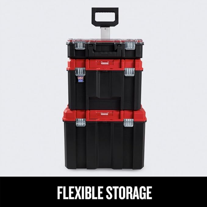 CRAFTSMAN VERSASTACK 17.126-in Metal Wheels Lockable Tool Box - Image 7