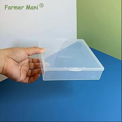 Clear Polypropylene Rectangle Beads Storage Containers Box - Image 3