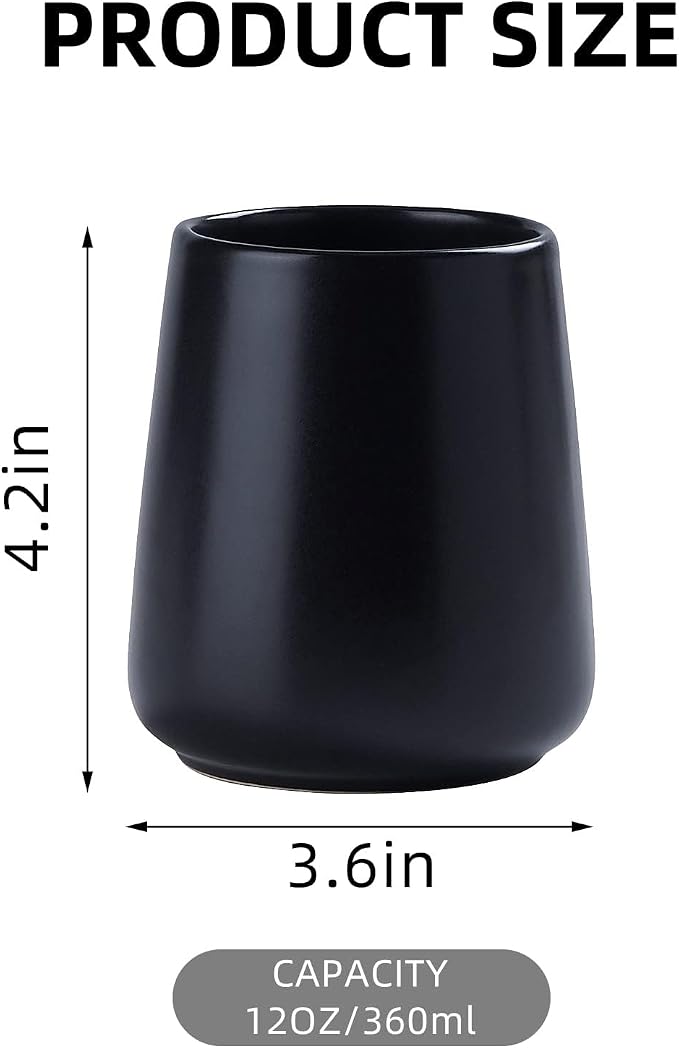 Black Toothbrush Holder for Bathroom - Image 3