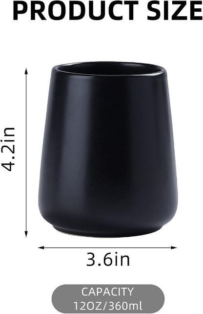 Black Toothbrush Holder for Bathroom - Image 3