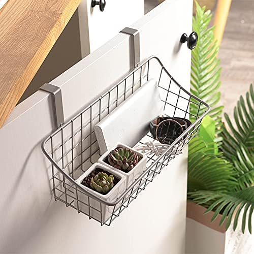 LeleCAT Basket with hook Grid Storage Basket, Hang it behind a door or on a - Image 4