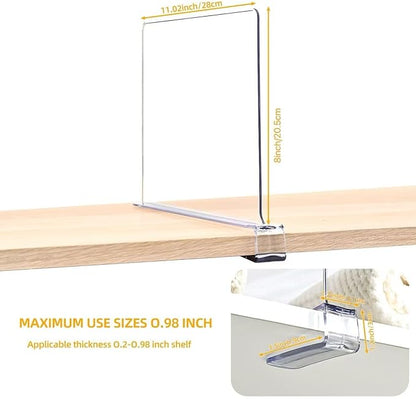 Shelf Dividers，Vertical Purse Organizer - Image 2
