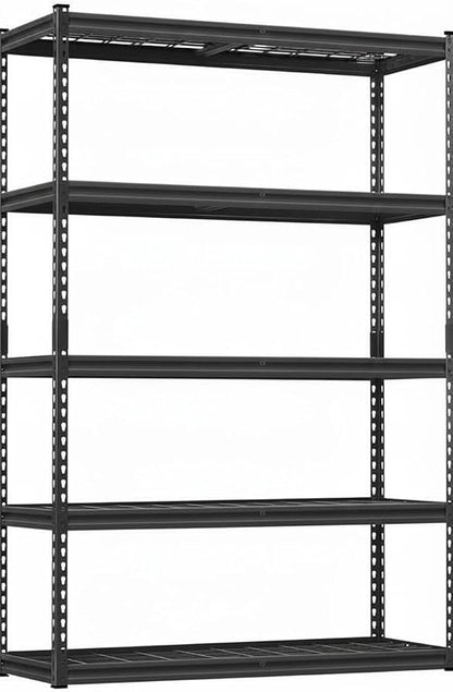 Garage Storage Shelves 5 Tiers, Heavy Duty Storage Shelving Racks by Unknown