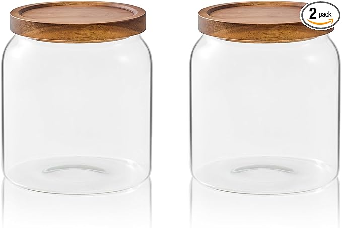 Sweejar Glass Jars for Laundry Room Organization, Half-Gallon Laundry Pods by Sweejarco1949