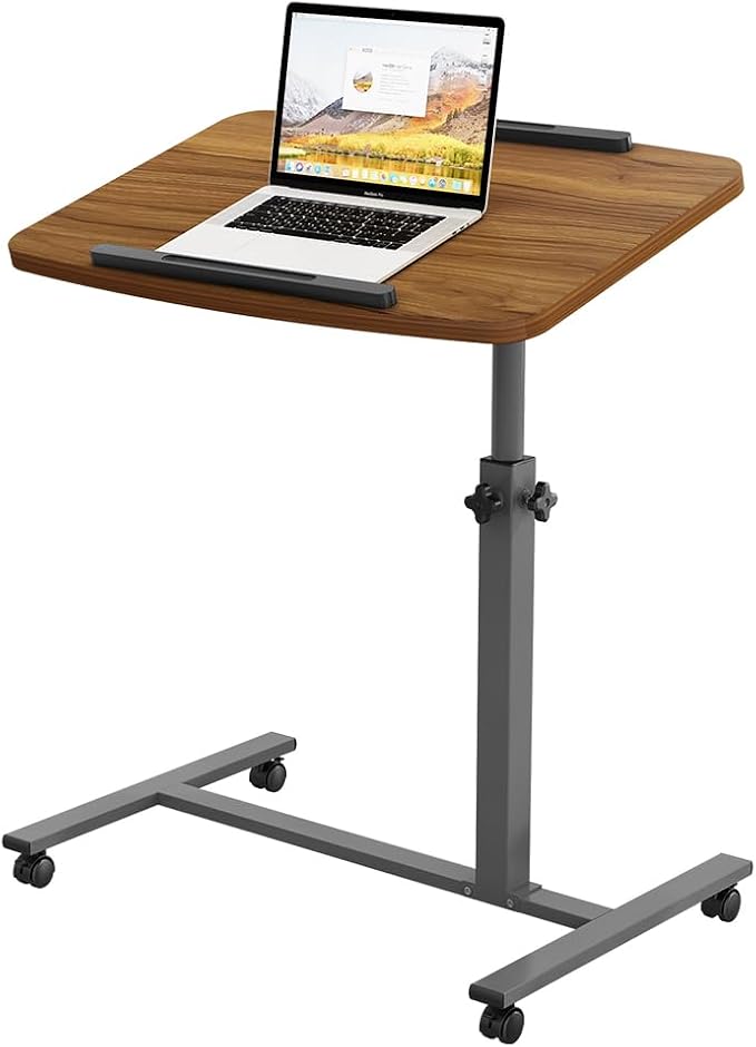 Laptop Lap Desk, Mobile Adjustable Overbed Bedside Table by FuristTec