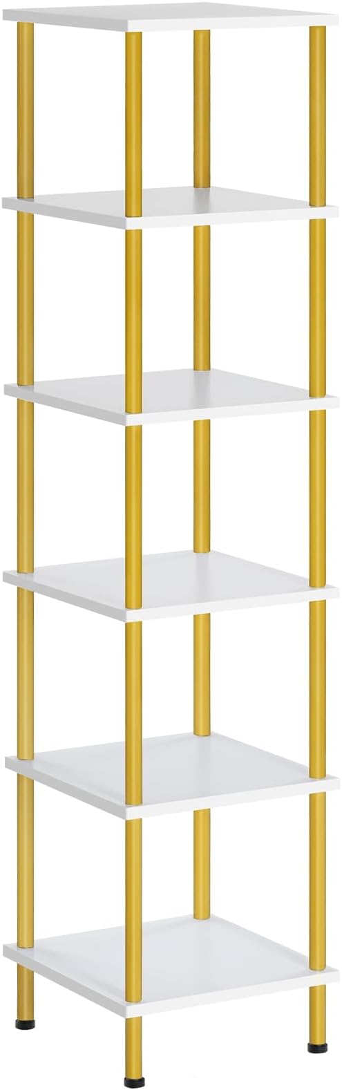 HOOBRO 6-Tier Corner Shelf, Corner Square Rack Display Shelf, Tall Storage Rack by HOOBRO