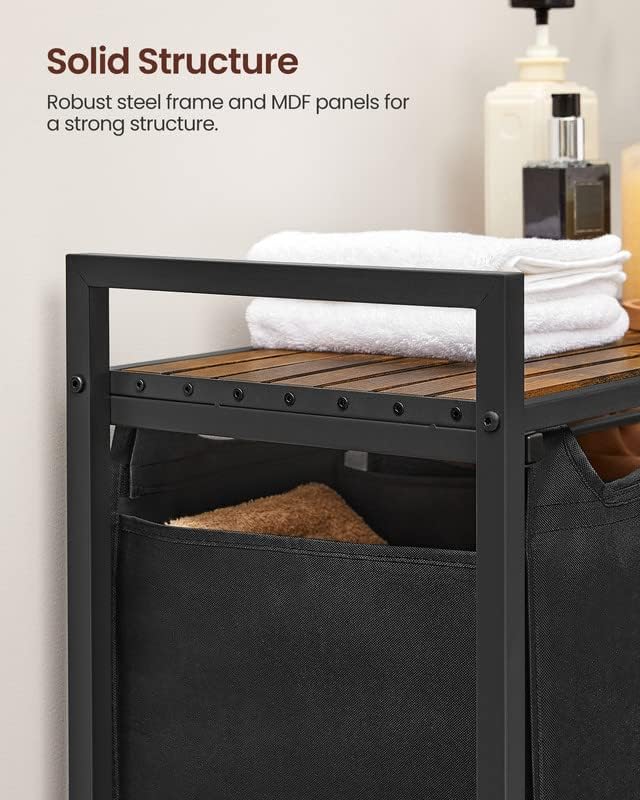 VASAGLE Laundry Hamper, Laundry Basket, Laundry Sorter - Image 8