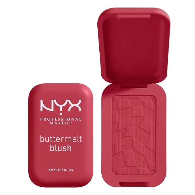 NYX PROFESSIONAL MAKEUP Buttermelt Powder Blush, Fade and Transfer-Resistant by NYXProfessionalMakeup