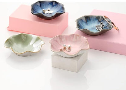 Binoster Ceramic Jewelry Dish, Leaf Jewelry Tray Key Tray, Small Ring Dish - Image 4