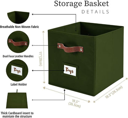 DECOMOMO Storage Bins, Cube Storage Bin - Image 3