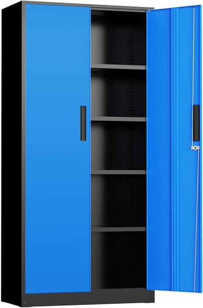 INTERGREAT Metal Storage Cabinet, Tall Metal Cabinet by INTERGREAT