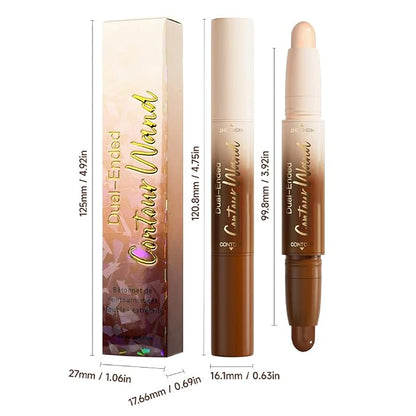 evpct Nuetral Nude & Beige Cream Contour Stick Face Body Makeup Dual Ended - Image 7