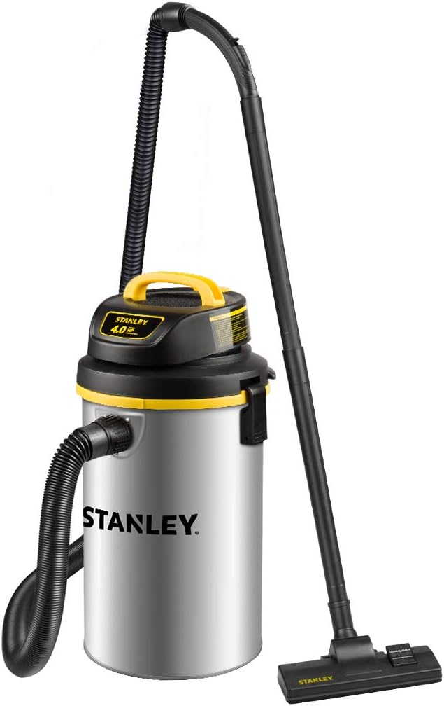 STANLEY Wet/Dry Vacuum SL18133，4.5 Gallon 4 Horsepower Wall-Mounted Hanging by STANLEY