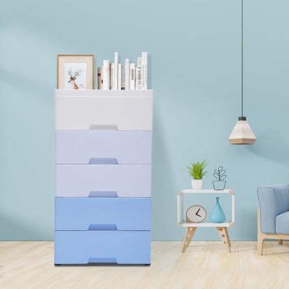 5 Tier Plastic Storage Cabinet - Image 2
