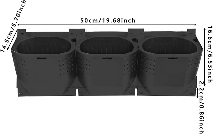36-Pot Vertical Wall Planter, Modular Stackable Garden - Image 5