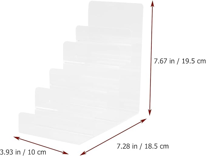 Cabilock Acrylic Wallet Display Stand Multi-Layer Tabletop Storage Rack - Image 2