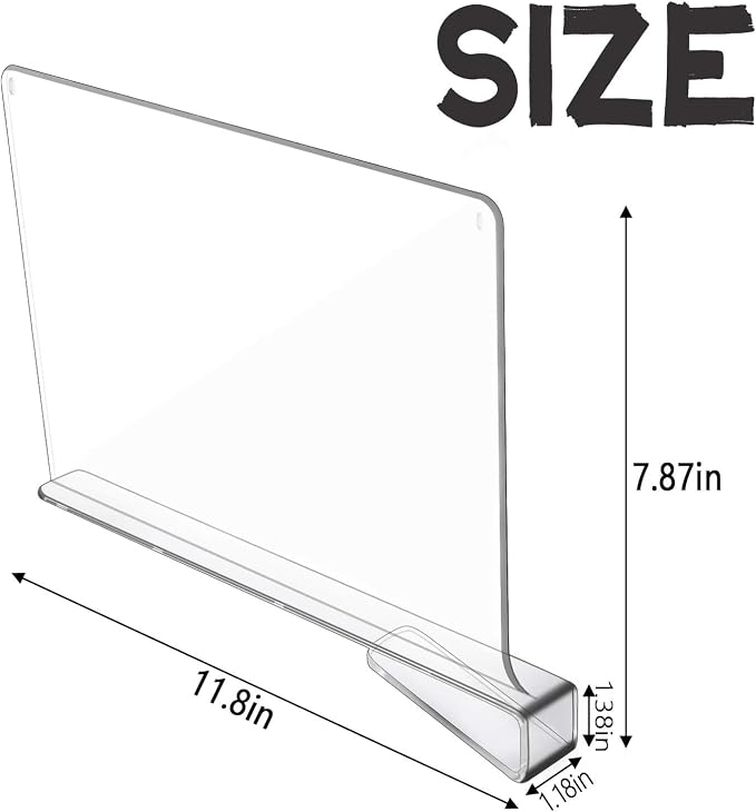 Acrylic Shelf Dividers for Closet Organization, Closet Shelf Organizer Closet - Image 5