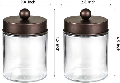 Amolliar Apothecary Jars Bathroom Storage Organizer - Image 8