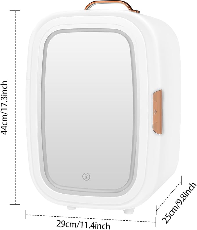 Mini Skincare Fridge, 12L Makeup Cosmetics Refrigerator Beauty Fridge - Image 2