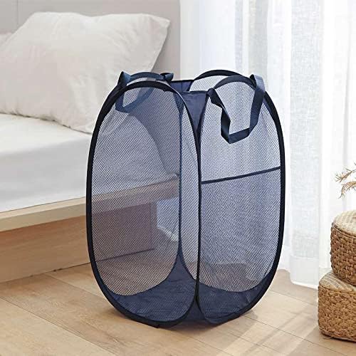 2 Laundry Baskets, pop-up Laundry Baskets, Foldable mesh Laundry Baskets… - Image 2