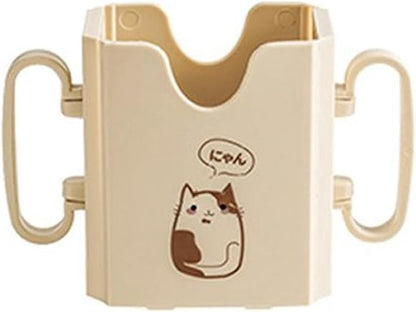 Cartoon Juice Box Holder for Kids, Adjustable Bottle Cup Holder Spill-Proof by GUEDKIKL