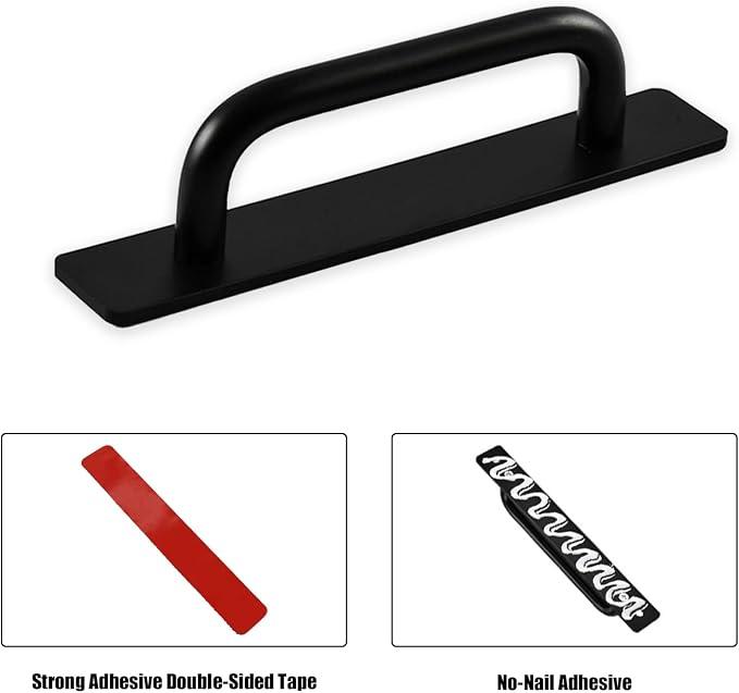 2-Pack Self-Stick Sliding Screen Door Pull Handles - Image 3