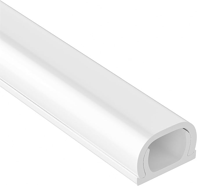 Yecaye 128in Mini Cord Hider for 1 Mini Wire, On-Wall Cord Cover Channel by Yecaye
