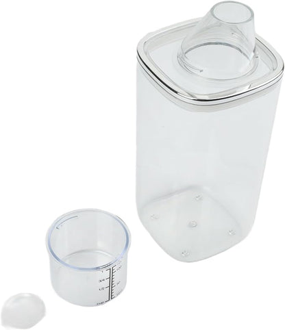 Laundry Detergent Dispenser, Sealed Liquid Soap Storage Container, PET Material - Image 3