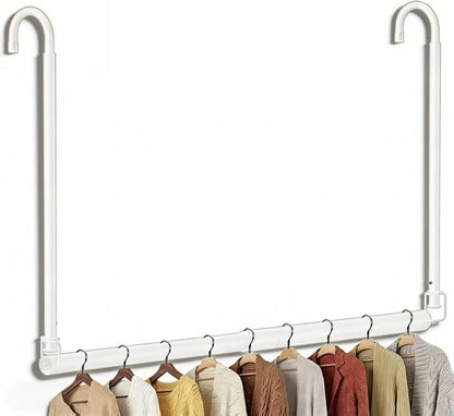 Stepless Extender Closet Hanging Rod by NBIHRIG